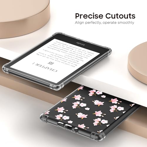 MoKo Case for Kindle Paperwhite - Pink Flowers