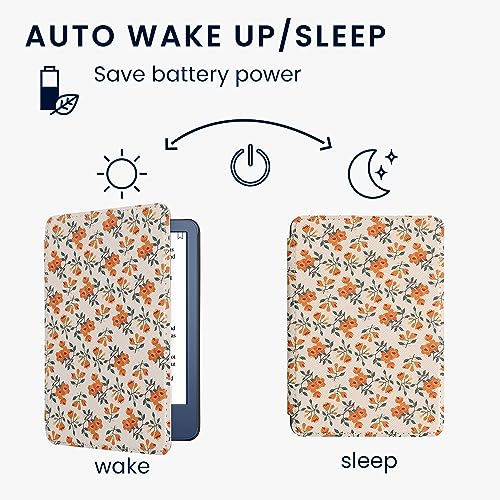 VIP Kindle (2022) Case - Yellow Flowers Design