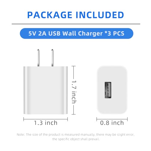 3 Pack USB Wall Charger for VIP Gadgets