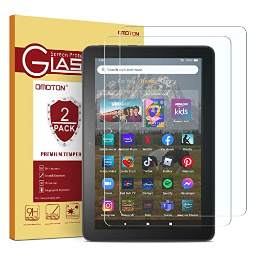 OMOTON 2 Pack Screen Protector for Amazon Kindle Fire