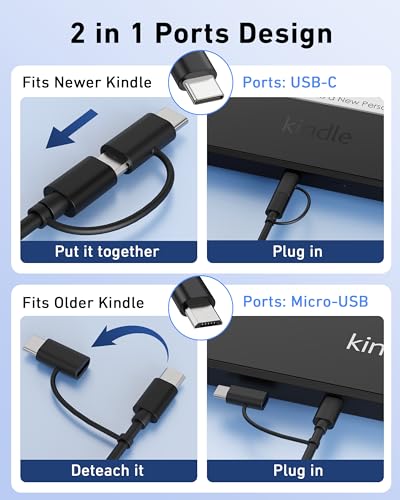 All-in-One Charger for Amazon Kindle Fire & Samsung Tab