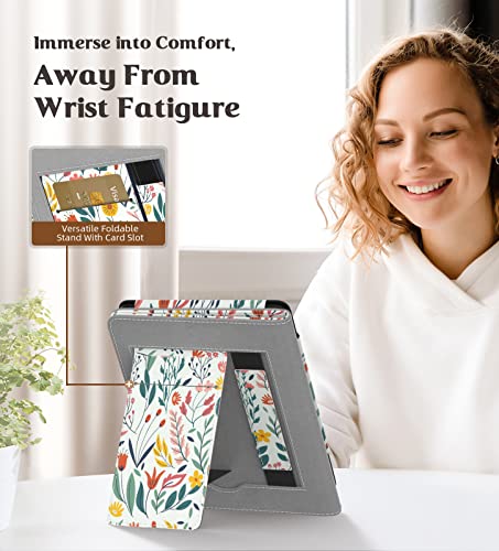 MoKo VIP Kindle Case: Ultra Lightweight, Flowers