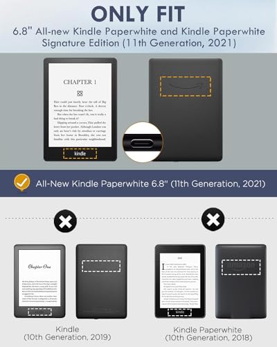 6.8" Kindle Paperwhite 11th Generation Case - Colorful Flowers