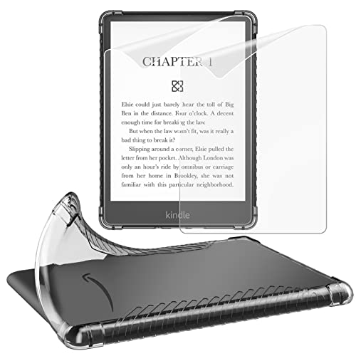 MoKo Clear Case & 2-Pack Screen Protector for Kindle Paperwhite