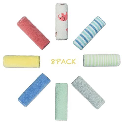 Luxurious Baby Terry Washcloths, Cotton Baby Wipes VIP Set