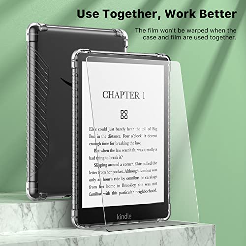 MoKo Clear Case & 2-Pack Screen Protector for Kindle Paperwhite