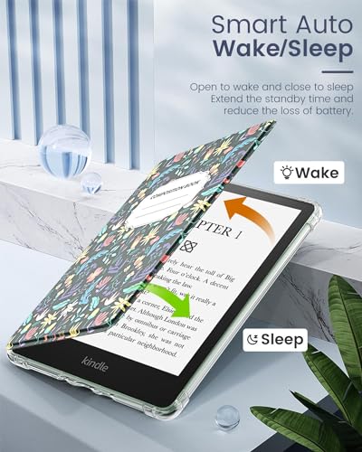 6.8" Kindle Paperwhite 11th Generation Case - Colorful Flowers