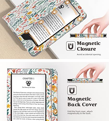 MoKo VIP Kindle Case: Ultra Lightweight, Flowers