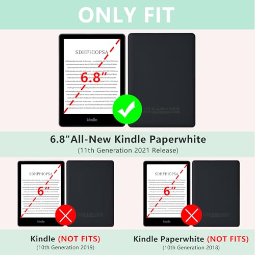 VIP Kindle Paperwhite Case, Light Shell Cover, Green