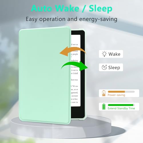 VIP Kindle Paperwhite Case, Light Shell Cover, Green