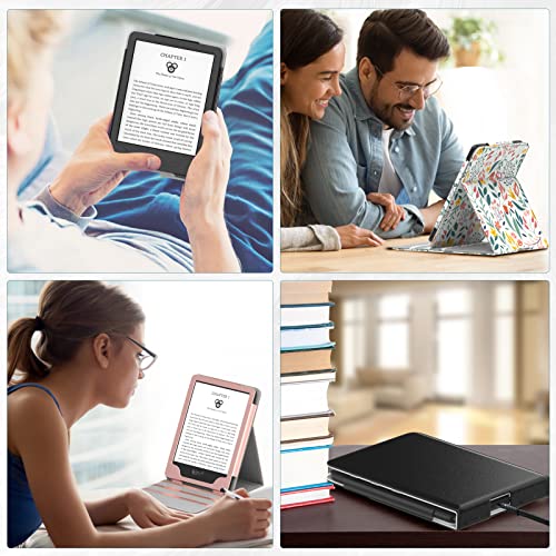 Vertical Flip Stand Case for All New Kindle