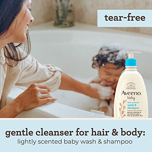Aveeno Baby Daily Wash & Shampoo: Hair & Skin Cleanser