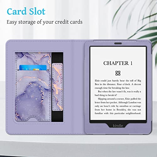 Lilac Marble Kindle Paperwhite Stand Case VIP Shopping