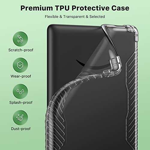 MoKo Clear Case & 2-Pack Screen Protector for Kindle Paperwhite