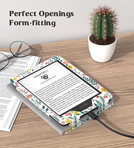 MoKo VIP Kindle Case: Ultra Lightweight, Flowers