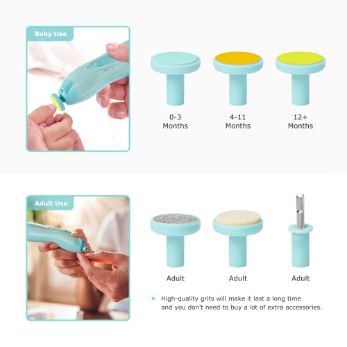 VIP Baby Nail Care Set with Light - Safe
