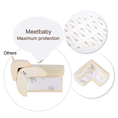 MEETBABY Childproofing Set: Edge Guards, Corner Bumpers, Table Protectors