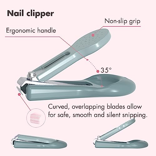 YIVEKO 4-in-1 Baby Nail Care Set with Cute Case