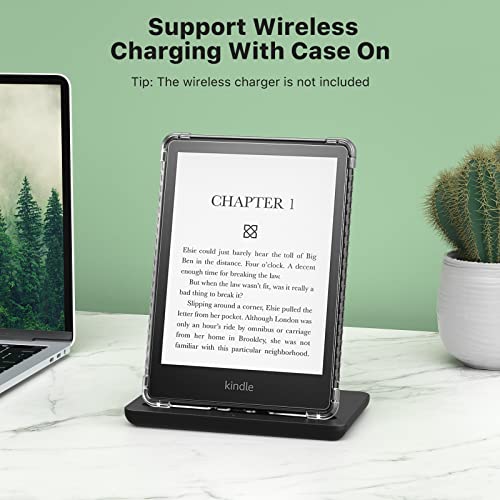 MoKo Clear Case & 2-Pack Screen Protector for Kindle Paperwhite