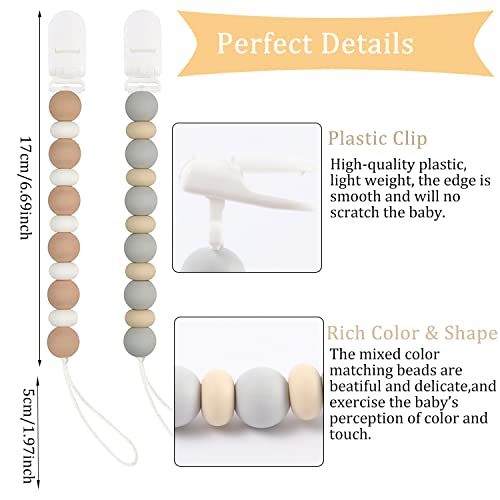 Silicone Soother Clips for Newborn Baby Pacifier Storage