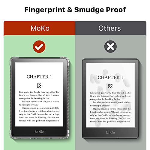 MoKo Clear Case & 2-Pack Screen Protector for Kindle Paperwhite