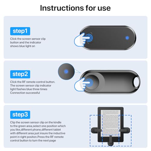 VIP Remote Page Turner for Kindle, iPad, Android