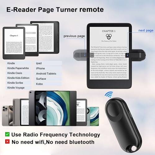 VIP Remote Page Turner for Kindle, iPad, Android