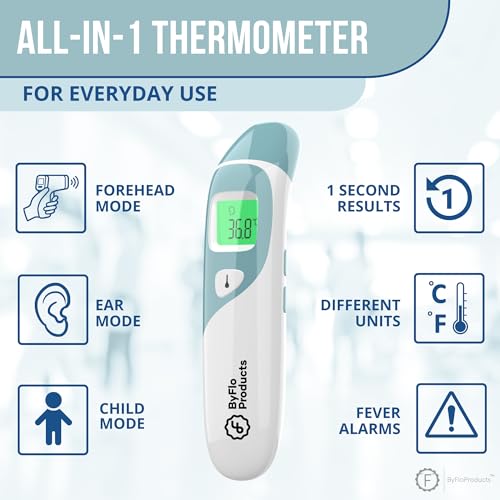 VIP Touchless Ear and Forehead Thermometer for All