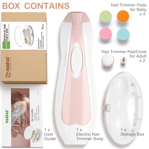 haakaa Electric Baby Nail Trimmer Manicure Set VIP