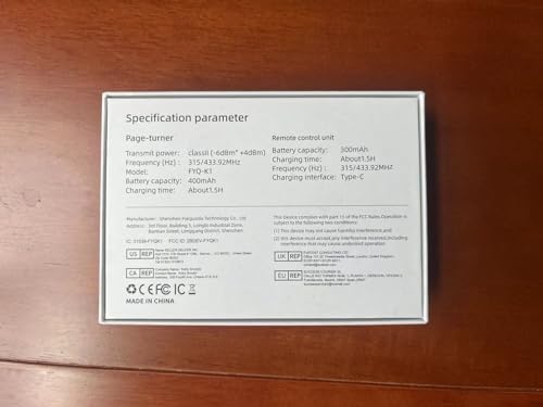 VIP Remote Page Turner for Kindle, iPad, Android