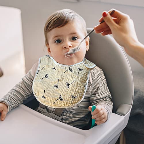 Organic Muslin Cotton Baby Bibs, 6-Pack VIP Bundle