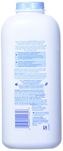 Johnson's Baby Powder - Aloe Vera, Vitamin E - 623g