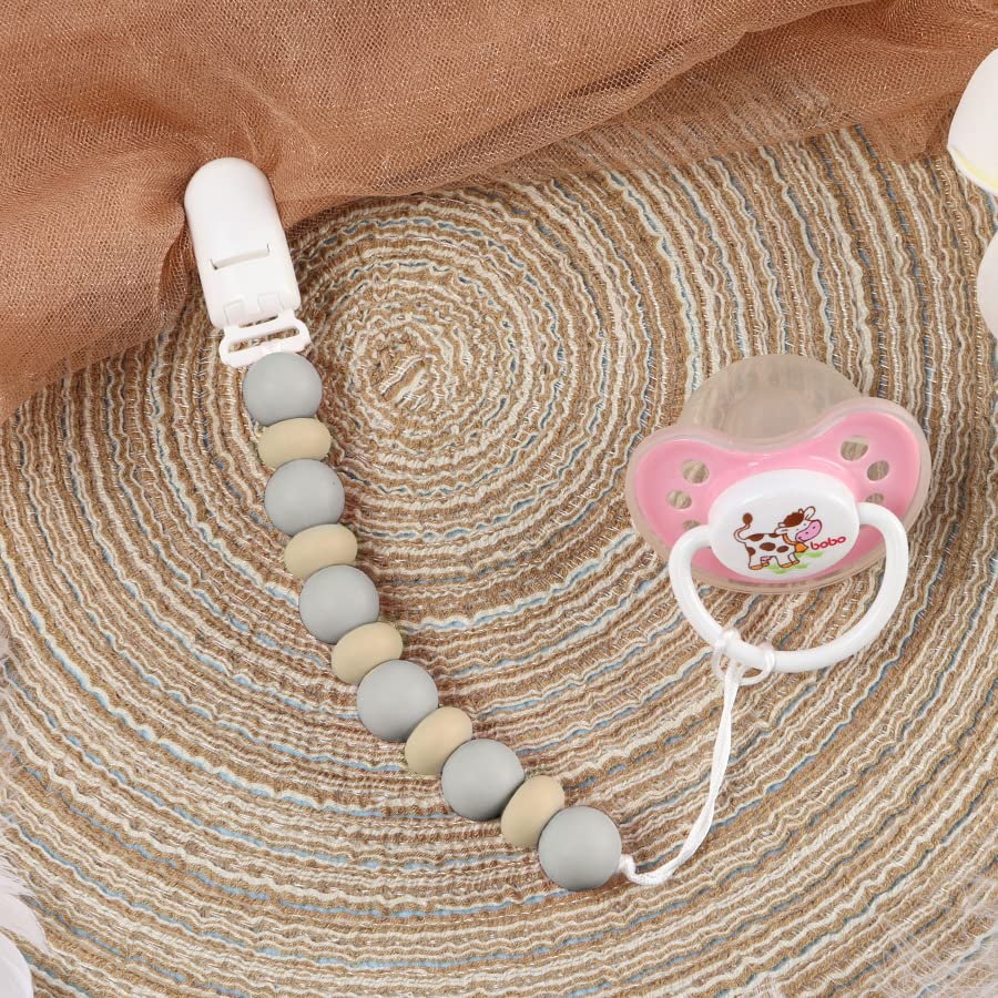 Silicone Soother Clips for Newborn Baby Pacifier Storage