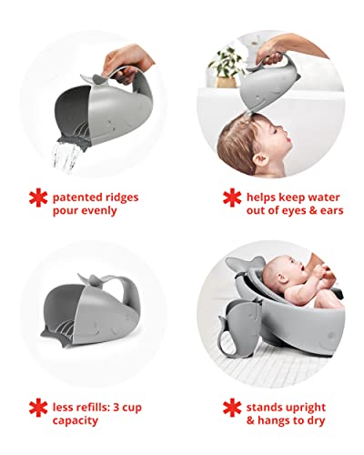 Skip Hop Moby Tear-Free Bath Rinser Cup, Grey