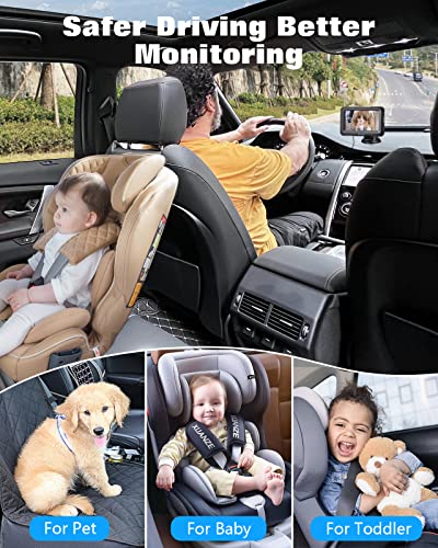 Zacro HD 1080P Baby Car Camera with Monitor