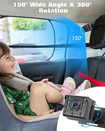 Zacro HD 1080P Baby Car Camera with Monitor