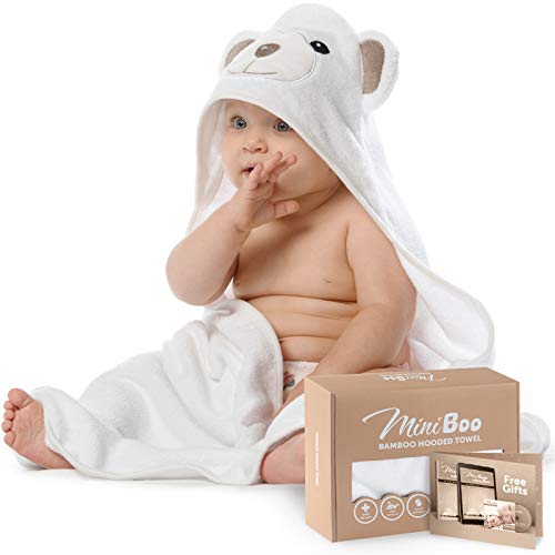 Organic Bamboo Baby Hooded Towel - Hypoallergenic VIP Gift