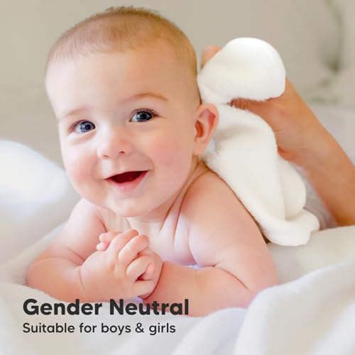 6-Pack Organic Bamboo Baby Washcloths - Ultra Soft