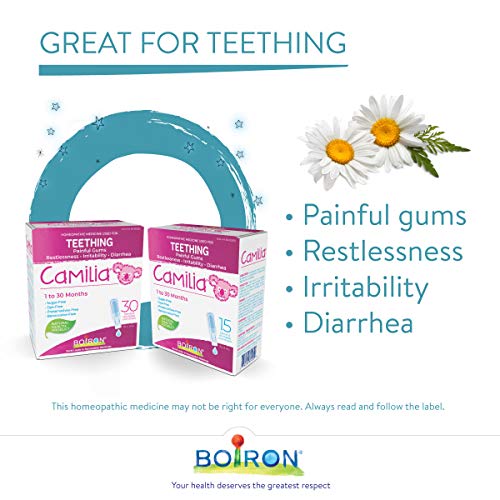 Boiron Camilia Baby Teething Relief, 30 Count Pack