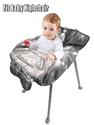 VIP 2-in-1 Portable Shopping Cart & High Chair Cover