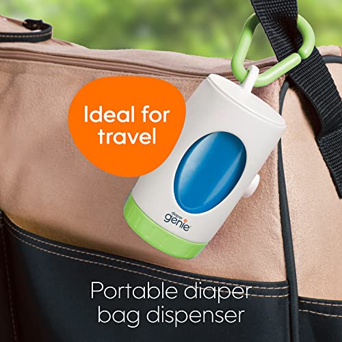 Portable Diaper Genie Bag Dispenser with Lavender Refill