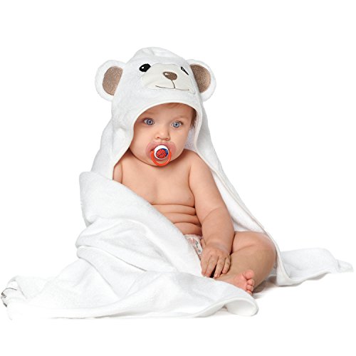 Organic Bamboo Baby Hooded Towel - Hypoallergenic VIP Gift