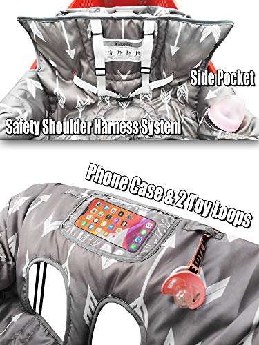 VIP 2-in-1 Portable Shopping Cart & High Chair Cover