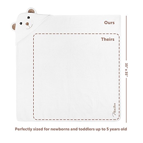 Organic Bamboo Baby Hooded Towel - Hypoallergenic VIP Gift