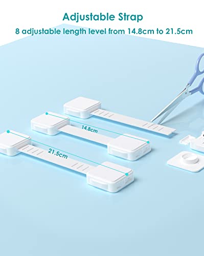 VIP 6 Pack Child Safety Locks for Cabinets