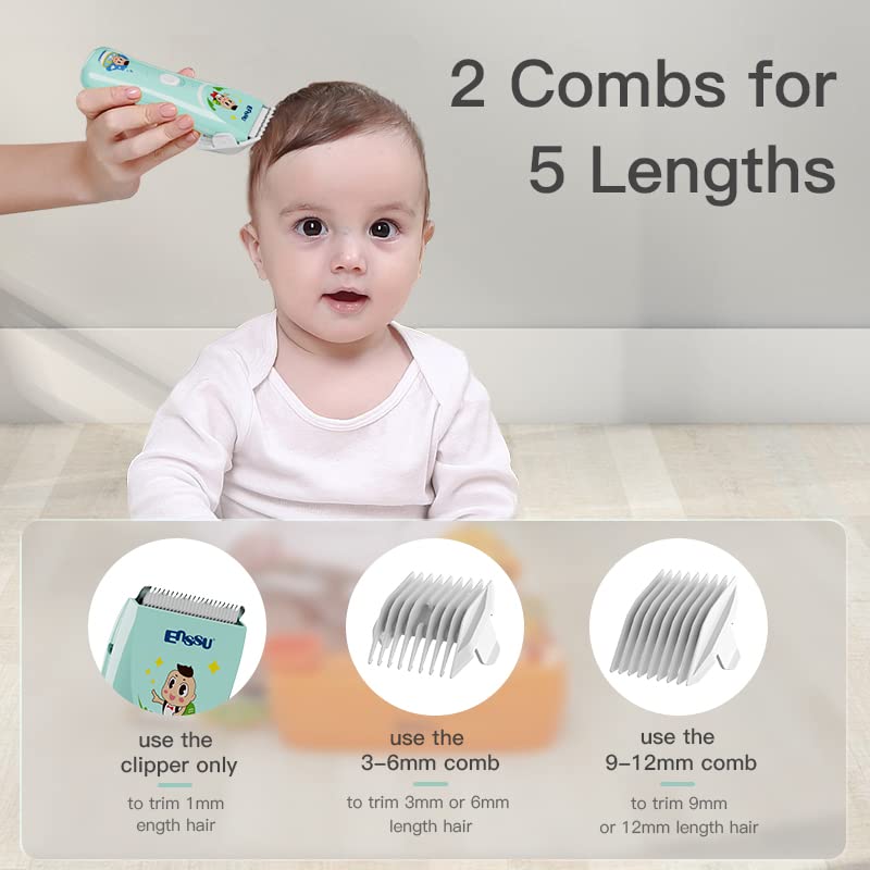 ENSSU Quiet Baby Hair Clippers for Autism & Sensory