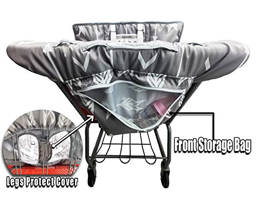 VIP 2-in-1 Portable Shopping Cart & High Chair Cover