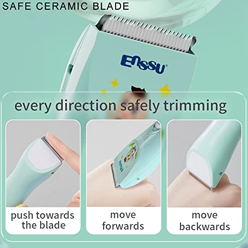 ENSSU Quiet Baby Hair Clippers for Autism & Sensory