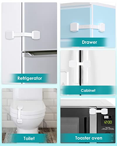 VIP 6 Pack Child Safety Locks for Cabinets