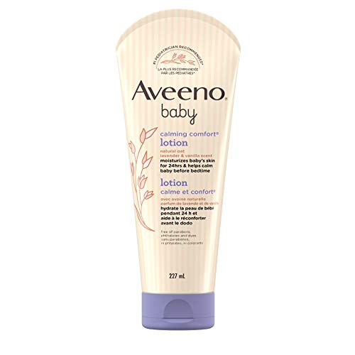 Aveeno Baby Calming Lotion, Lavender Vanilla Scents, 227mL